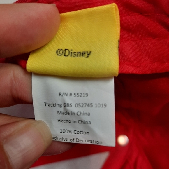 Disney Youth Baseball Hat All About Minnie Mouse Embroidered Red Hat‎ One Size - Picture 9 of 9